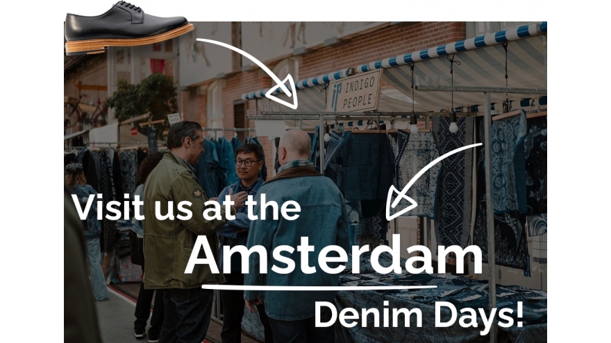 Bezoek ons op de Amsterdam Denim Days, plus: TEASER van onze nieuwe schoen!!